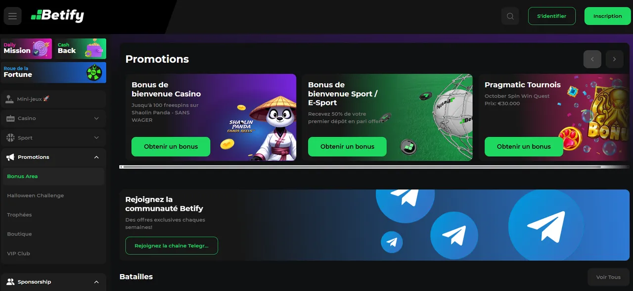 Décryptage du code bonus Betify pour les nouveaux inscrits